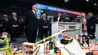 Қазақстан мен Өзбекстан президенттері AlmatyFairai көрмесіне барды