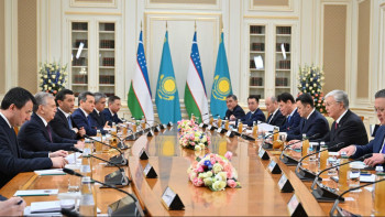 Фотография к новости: Тоқаев пен  Мирзиёев бейресми кездесу өткізді