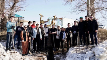 Фотография к новости: "Таза Қазақстан": Абай облысында бұлақ маңы тазартылды