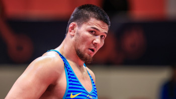 Фотография к новости: Болат Сақаев еркін күрестен Азия біріншілігінің күміс жүлдегері