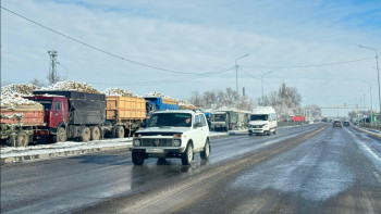 Фотография к новости: Жетісу полициялары жылдамдықты дронмен тексереді