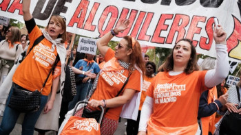 Фотография к новости: Испанияның 50 қаласы ереуілге шықты