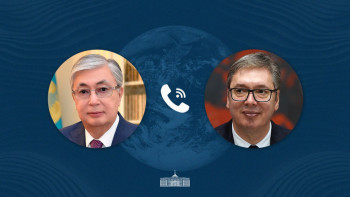 Фотография к новости: Тоқаев Сербия президентін Қазақстанға ресми сапармен келуге шақырды