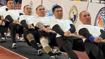 Фотография к новости: Арқан тартыстан рекорд тіркелді