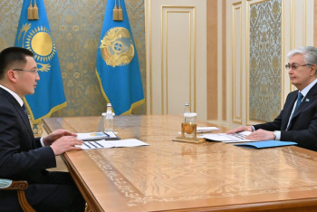 Фотография к новости: Павлодар облысының әкімі Президентке есеп берді