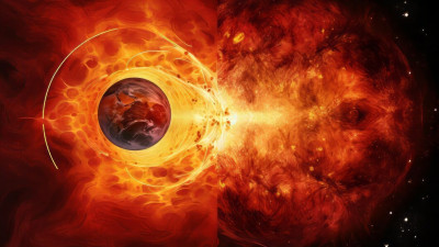 Жер бетін қуатты магниттік боран басты: ол 12 сәуірге дейін жалғасады