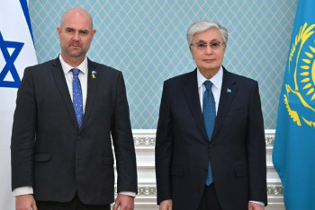 Фотография к новости: Тоқаев Израиль Кнессетінің төрағасын қабылдады