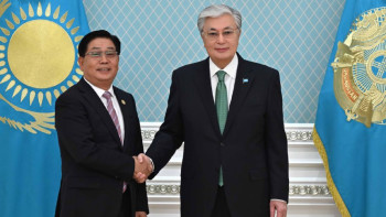 Фотография к новости: Тоқаев YTO Express басқарма төрағасын қабылдады