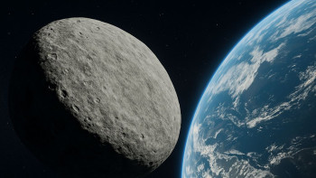 Фотография к новости: Айға соғылуы мүмкін астероид хоккей шайбасына ұқсайды – ғалымдар