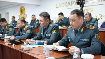 Фотография к новости: ІІМ Ұлттық ұланында кеңейтілген кеңес өтті