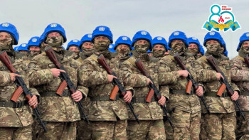 Фотография к новости: Жеңіс шеруіне әскерилер қалай дайындалып жатыр