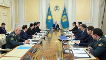 Фотография к новости: Мемлекет басшысы экономика мәселелеріне қатысты жұмыс отырысын өткізді