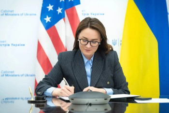 Фотография к новости: Украина мен АҚШ пайдалы қазбалар жөніндегі келісім туралы меморандумға қол қойды