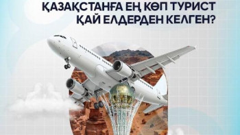 Фотография к новости: Топ-5: Қазақстанға ең көп турист қай елдерден келген?