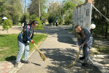 Фотография к новости: Жамбыл облысында "Таза Қазақстан" экологиялық акциясы жалғасты