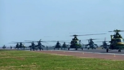 Астанада парадтың әуедегі алғашқы оқу-жаттығуы өтті