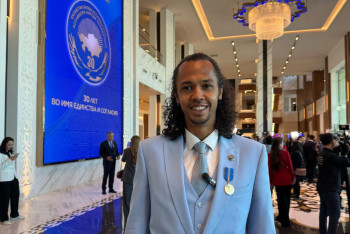 Фотография к новости: Қазақ қызына ғашық болған африкалық жігіт 10 жылда қазақша үйреніп алған