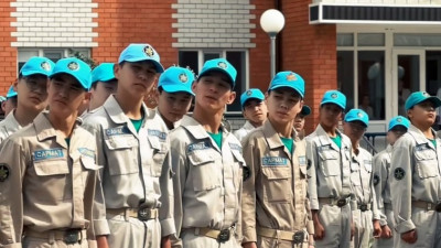 Сармат мектебінде алдағы қос мерекеге арналған шеру ұйымдастырылды