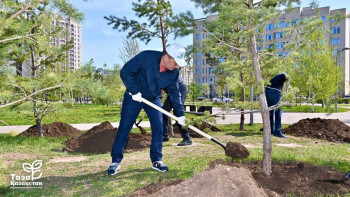 Фотография к новости: Үкімет «Таза Қазақстан» экологиялық бастамасы аясында сенбілікке қатысты