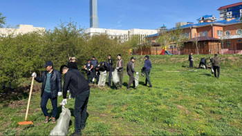 Фотография к новости: Прокурорлар «Таза Қазақстан» жалпықалалық сенбілікке қатысты
