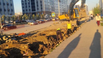 Фотография к новости: Астанада ірі көшелер мен жол айырықтары салынып жатыр