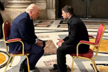 Фотография к новости: Трамп Ватиканда Зеленскиймен кездескеннен кейін мәлімдеме жасады