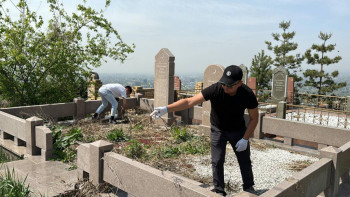 Фотография к новости: Алматыда соғыс ардагерлерінің зиратын тазарту акциясы басталады