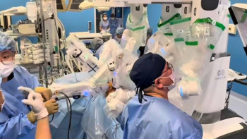 Фотография к новости: Қазақстанда алғашқы роботтандырылған онкооперация сәтті өтті