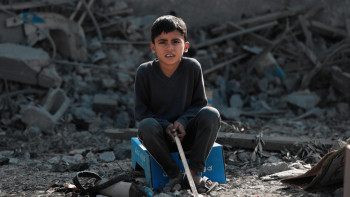 Фотография к новости: Газада аштықтан әлсіреген 65 мың бала ауруханаға түсті