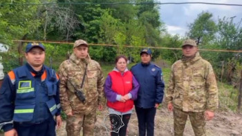 Фотография к новости: ТЖМ құтқарушылары тауда 2 баланы іздеп тапты