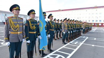 Фотография к новости: Жезқазғанда Ұлттық ұланының жаңа әскери бөлімі құрылды