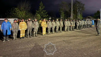 Фотография к новости: Жас курсанттар су тасқынының салдарын жоюға жұмылдырылды