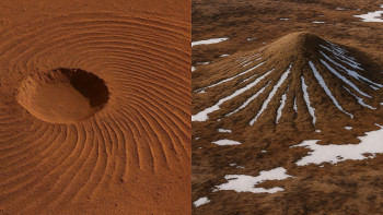 Фотография к новости: Марс Арктикаға ұқсайды: қызыл планетадан таңғаларлық іздер табылды