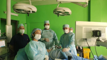 Фотография к новости: Қызылордада дәрігерлер 47 жастағы әйелдің кеудесінен 10 сантиметрлік сым алды