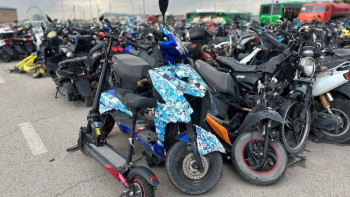 Фотография к новости: Алматыда жыл басынан бері 6187 мопедші жауапкершілікке тартылды