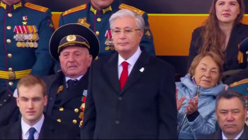 Фотография к новости: Қазақстан сарбаздары Қызыл алаңдағы парадқа қатысты