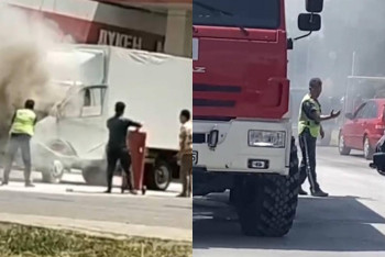 Фотография к новости: Алматы облысында патрульдік полицей жанармай бекетіндегі жарылыстың алдын алды