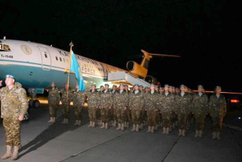 Мәскеудегі парадқа қатысқан 80 әскери қызметші елге оралды