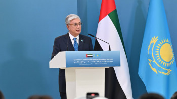 Фотография к новости: Қазақстан Президенті мен Абу Дабидің Тақ мұрагері "Қазақстан – БАӘ" форумына қатысты