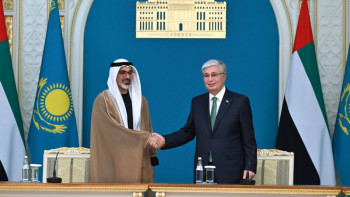 Фотография к новости: Қазақстан мен БАӘ екіжақты құжаттар алмасты