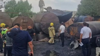 Фотография к новости: Самарқандта жанармай құю бекеті жарылды