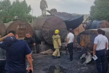 Фотография к новости: Самарқандта жанармай құю бекеті жарылды