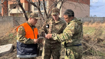 Фотография к новости: Елордалық құтқарушылар өрт қаупі жоғары кезең туралы еске салды