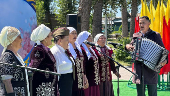 Фотография к новости: "Тағзым" атты соғыс жылдарындағы әндер байқауының финалы өтті