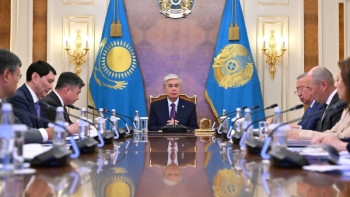 Фотография к новости: Тоқаев Ұлттық банктің жылдық есебін қабылдады