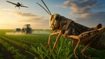 Фотография к новости: Министрлік шегірткеге қарсы жұмысты күшейтеді