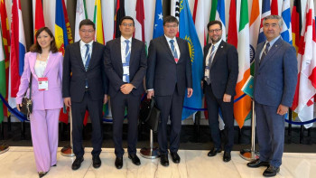 Фотография к новости: Еліміздің делегациясы ЕҚДБ Басқарушылар кеңесінің жыл сайынғы отырысына қатысты