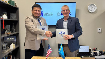 Фотография к новости: Сәтбаев университеті мен Колорадо тау-кен мектебі инженер мамандарды даярлайды