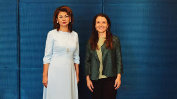 Фотография к новости: Аида Балаева ЮНИСЕФ-тің аймақтық директорымен кездесті