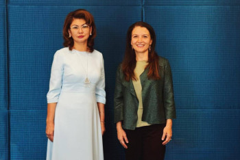 Фотография к новости: Аида Балаева ЮНИСЕФ-тің аймақтық директорымен кездесті